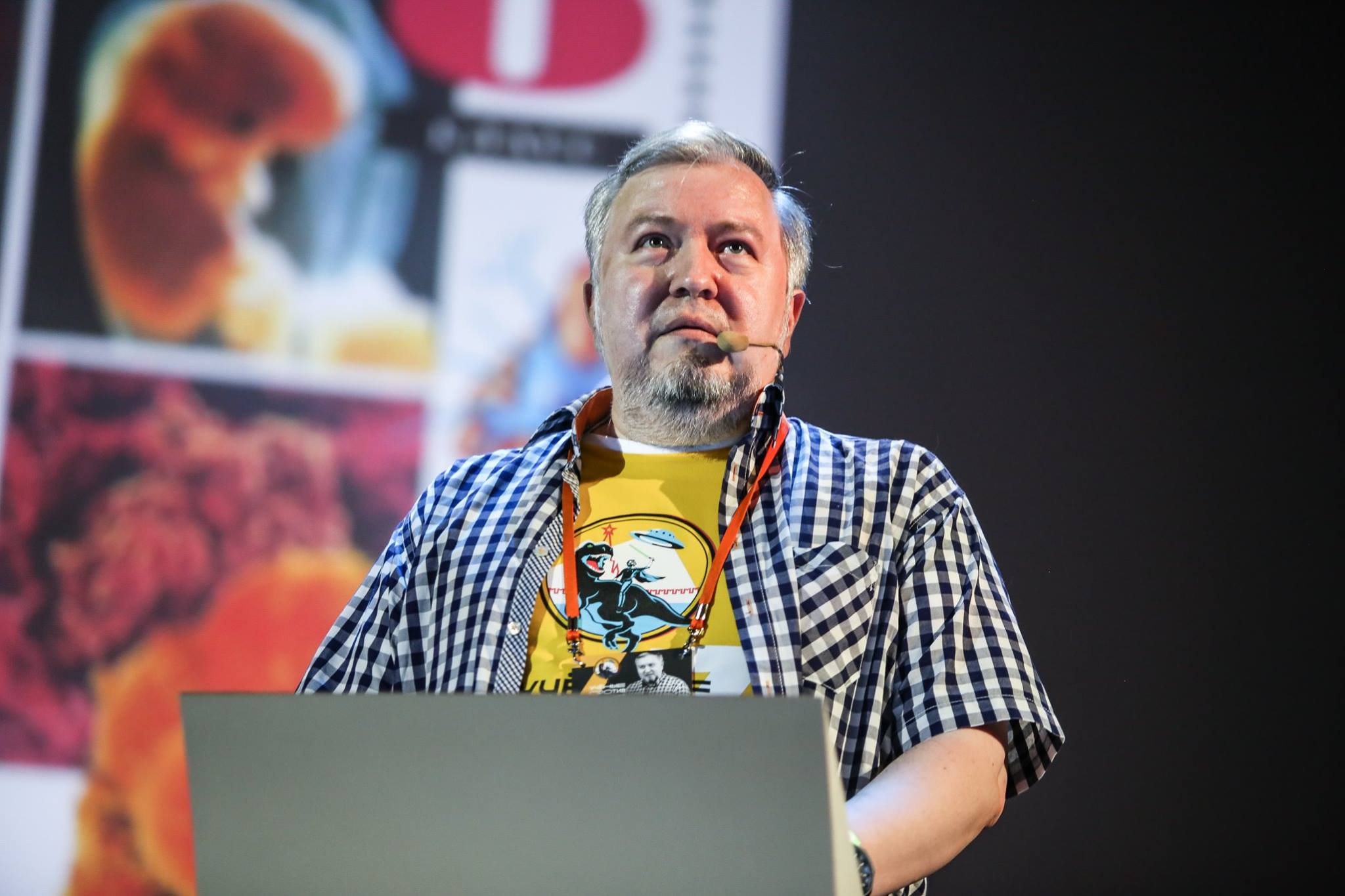 Алексей Водовозов на форуме «Учёные против мифов»// соцсети